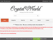 Tablet Screenshot of crystalworlduk.com